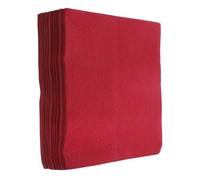 BESTYASH 25Pcs Disposable Thickened Dark Red Paper Napkins Fabric Texture, Dust-Free Dinner Napkins for Wedding Banquet, Party, and Dining Events