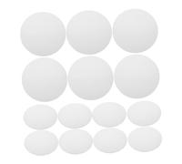 BESTYASH 25pcs White Round Cake Boards Disposable Grease-resistant Cardboard Base for Cakes Pizzas and Desserts Sturdy Drum Circles for Birthday and Wedding Display