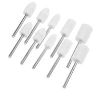 BESTYASH 25pcs Wool Felt Polishing Bits with Various Shapes for Watch Jewelry Glass Grinding and Buffing Suitable for Rotary Tools Manicure and Precision Polishing