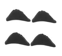 BESTYASH 2Pair Sponge Toe Plug Shoe Inserts for Big Shoes Unisex Foot Brace Filler Washable Reusable Soft Breathable Sponge Pads for Heels Loafers Boots Flats Black One