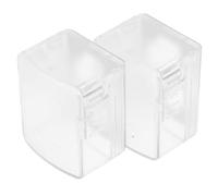 BESTYASH 2pcs Child Safety Door Lock Guard for Door Lock, Abs Plastic Cover Prevents Accidental Locking and Provides Anti Theft Protection, for Home and Hotels to Protect Babies and Kids