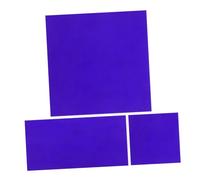 BESTYASH 2pcs Cobalt Glass Sheet Science Experiment Supplies Glass Plate Replacement Chemistry Experiment Tools Device Cobalt Reflective Tempered Blue