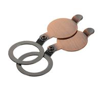 BESTYASH 2pcs Copper Peephole Privacy Cover for Inside Door Corrosion Resistant Peep Hole Protector with Easy Rotation Flat Hole Privacy Shield for Apartment Entry