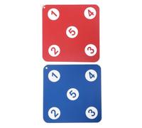 BESTYASH 2pcs Double Sided Wall Hanging Fencing Target Shockproof Training Equipment for Gym and Self-training Portable Bow Target with Precision Practice Zones for Archery and Skill
