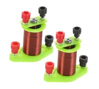 BESTYASH 2pcs Electromagnet Kit Primary Secondary Coil Set for Physics Education School Teaching Equipment Science Experiment Kit for Electromagnetic Induction Demonstrations