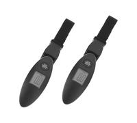 BESTYASH 2pcs Electronic Luggage Scale Travel Luggage Scale Handheld Luggae Weighing for Traveling Weighing for Suitcases Abs Black