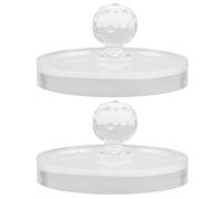 BESTYASH 2pcs Eyeshadow Pressing Stamper 2.24-Inch Round Plastic Cosmetic Press Tool for Powder Eyeshadow, Blush, Eyebrow, and Highlighter DIY Makeup Accessory for Women