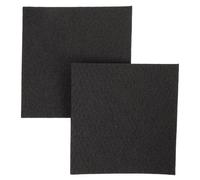 BESTYASH 2pcs Graphite Carbon Felt Insulation Blanket Fireproof Heat Resistant for Vacuum Furnace Lab Industrial Use Black