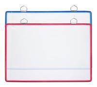 BESTYASH 2pcs Hanging File Folder File Folder Plastic Stable Not Easy to Break Simple Stylish Document Display Bags for Travel and Home