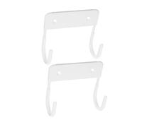 BESTYASH 2pcs Heavy Duty Wall Mounted Ironing Board Hanger and Iron Holder Space-Saving Laundry Organizer Secure Ironing Board Storage Rack for Versatile Use Easy Installation with Included