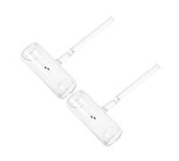 BESTYASH 2Pcs Iodine Sublimation Tube Design for Physics Experiments Easy Observation of Sublimation Phenomena for Secondary School Teaching and Learning