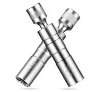 BESTYASH 2Pcs Magnetic Plug Socket Steel Wrench for Easy Plug Removal Rotatable Automotive Accessory for Car Maintenance