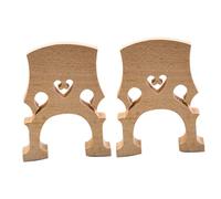 BESTYASH 2pcs Maple Wood Cello Bridge Replacement Part for Professional Use, Easy to Carry Beige Cello Support Accessories Suitable for Learning and Practicing