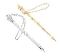 BESTYASH 2pcs Metal Bookmarks Jewish Reading Pointer Torah Pointer Bible Reading Tool Decorative Mitzvah