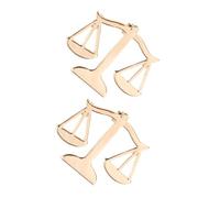 BESTYASH 2pcs Metal Lawyer Brooch Pin Alloy Justice Lapel Pins for Men and Women Scales Design Accessories for Suits Shirts and Coats Professional Legal Symbol Jewelry