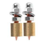 BESTYASH 2pcs Metal Repair Chuck Kit Body Dent Puller Clip Attachments for Automotive Sheet Metal Removal Rod Tool