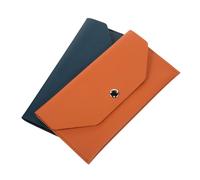 BESTYASH 2pcs Mini Envelope Wallet Pu Leather Slim Budget Cash Organizer for Women Money Envelope Wallet for Financial Planning