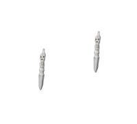 BESTYASH 2pcs Necklace Charm Buddha Human Pendant for Diy Religious Bone Jewelry Sturdy and Design