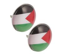 BESTYASH 2pcs Palestine Flag Pins Metal Brooches Lapel Pins for Men Stylish Flag Breastpin Accessories for Hats Suits Shirts Backpacks Detailed Craftsmanship Statement Fashion