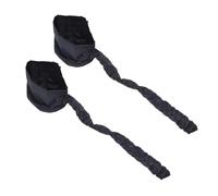 BESTYASH 2Pcs Portable Deep Conditioning Heat Hats Thermal Heated Hair Steamer Caps for Home Use Elastic Connection for Hair Dryers Durable Design Black
