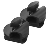 BESTYASH 2pcs Portable Microphone Clip Mic Holder with Rotatable Crossbar Clips Made of Abs and Iron, Easy to Install Microphone Stand Accessories for Podcast and Live Streaming