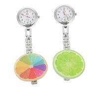 BESTYASH 2pcs Quality Electronic Nurse Watch Digital Luminous Mount Watch Clip Nurse