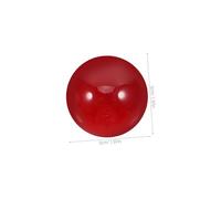 BESTYASH 2pcs Red Glass Spheres Decorative Ornaments for Home and Office Tabletop Stylish Compact Blood Amber Balls for Living and Bedroom Decor