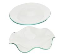 BESTYASH 2pcs Replacement Dish for Wax Melt Burner Electric Candle Warmer Plate Fragrance Oil Holder