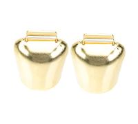 BESTYASH 2pcs Retro Metal Cattle Bells for Livestock Grazing Hanging Pendant with Loud Sound Suitable for Pet Collar Ornaments and Lost Use