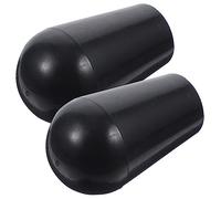 BESTYASH 2pcs Reusable Plastic Beer Tap Handles for Kegs with High Strength and Comfortable Grip, Sl lack Beer Tap Accessories for Home Bars and Kitchen Use