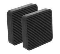 BESTYASH 2pcs Rubber Brake Clutch Pedal Covers Fit Interior Accessories for Trucks Cars Effortless Replacement Enhanced Safety Creative Enhancements for Automotive Interiors