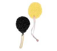 BESTYASH 2pcs Seaweed Sponge Bath Ball Multipack Soft Exfoliating Bath Sponges for Body Cleaning and Gentle Scrub