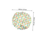 BESTYASH 2pcs Shower Caps for Women Cute Yellow Pineapple Printing Bathing Hair Protection for Daily Use and Salon Durable and Comfortable Bathroom Accessories