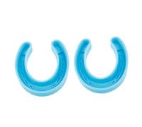 BESTYASH 2pcs Silicone Horseshoe Mold for Epoxy Resin Crafts Fondant Molds for Cake Decorating Unique Pendant Design for Home and Car Aromatherapy