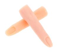 BESTYASH 2pcs Silicone Practice Finger Nail Hand Model Manicure Accessories Realistic Mannequin Hands for Nail Art Skills Enhancement