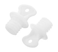 BESTYASH 2Pcs Small Hot Water Bag Stoppers Rubber Replacement Caps for Hot Water Sack Sealing Lightweight and Practical Plug