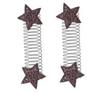 BESTYASH 2pcs Star Hair Clip Invisible Comb Hairpin for Curly Hairstyle Fixing Tool Nonslip Hair Clips Comb Women Wedding Guest