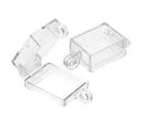 BESTYASH 2PCS Transparent Toggle Switch Covers with Adhesive Plastic Rocker Button Protection Guards to Prevent Accidental Operation Suitable for Light and Wall Switches