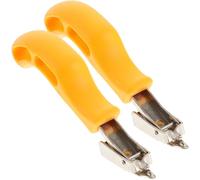 BESTYASH 2pcs Upholstery Tack Remover Tools Heavy Duty Staple Pullers Made of Carbon Steel with Physics Lever Principle Easy to Operate for Wood and Drywall Use
