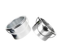 BESTYASH 2pcs Wax Melting Machine Inner Pot Replacement Wax Warmer Pots for Hair Removal Metal Inserts for Warmer