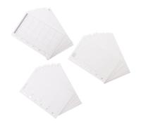 BESTYASH 3 Books Daily Weekly Monthly Planner Refills A7 Loose Leaf 6 Ring Binder Inserts with Thick Paper for Personal Planner on The Go Organization