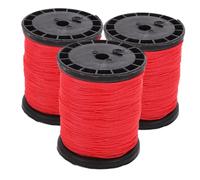 BESTYASH 3 Rolls Nylon Construction String Twine with Flexible and Abrasion Resistant Features for Masonry and Building Lines, for Fencing and Construction Sites