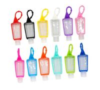 BESTYASH 30ML Silicone Travel Bottle Set of 20 Portable Protective Cover Case for Shampoo and Lotion Multi-Color Design for Toiletries and Travel Essentials