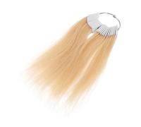 BESTYASH 30pcs Human Hair Dying Training Samples for Hair Stylists with Color Chart for Salon Practice