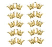 BESTYASH 36pcs Gilded Crown Candy Holders for Wedding Party Favor Boxes Hollowed-Out Candy Containers with Elegant Design Portable Chocolate Packaging for Birthday and Wedding Celebrations