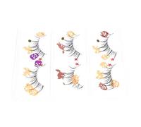 BESTYASH 3pairs Glitter Halloween False Eyelashes Women Sequin Lashes for Costume Parties Creative Cosplay Makeup Huge Exaggerated Stage