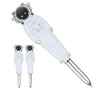 BESTYASH 3pcs Adorable Plastic Astronaut Pen with Unique Design, Lightweight and Portable Ballpoint Pen and Students, School Season Decor and Multi-function Writing Tool