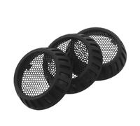 BESTYASH 3pcs Black Nylon Mesh Hair Dryer Rear Covers, Protective End Caps with Dust Protection, Seamless Replacement Parts for Professional Salon Settings and Home Hair Care Routines
