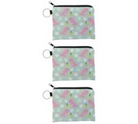 BESTYASH 3pcs Cartoon Dinosaur Printed Change Purse Portable Key Bag for Boy Girl Adults Fun Wallet for Quick Access Unique Design for Daily Use for Organizing Essentials