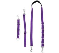 BESTYASH 3pcs Dog Grooming Strap Pet Bathing Leash Lightweight Polypropylene Fiber Safety Assurance Purple for Bathing Pets in The Bathtub at Home